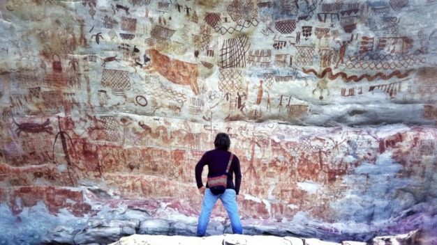 Nuevo Tolima (Guaviare), panneaux rupestres